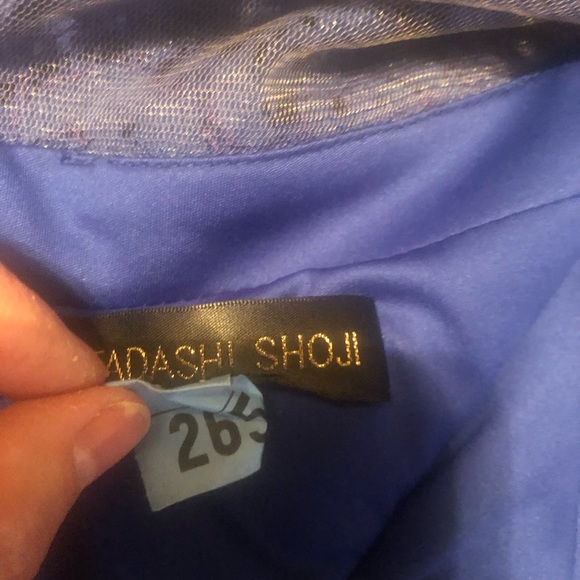 Tadashi Shoji Lace Long Evening Gown - Picture 5 of 11